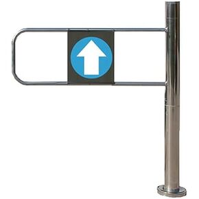 بوابة متأرجحة أوتوماتيكية من الفولاذ المقاوم للصدأ للدخول في اتجاه واحد مع إغلاق تلقائي للباب الأيمن (60x97 سم) لحلول التحكم في الوصول إلى السوبر ماركت والمكتبات والمستودعات in Kuwait