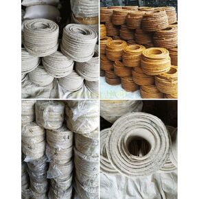 Cotton Gland Packing with Grease Lubricating Oil for Pump Seal Filler String Square Rope Yellow White Black Customizable 10 Meters (20mm*20mm) in Kuwait