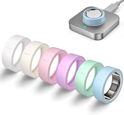 أغطية رفيعة للغاية متوافقة مع غطاء Oura Ring Gen 4/ Oura Gen 3، ملحقات حافظة حماية حلقات ذكية من السيليكون المرنة المضادة للخدش لحلقات ULTRAHUMAN Ring AIR/RingConn Gen 2 للنساء والرجال، 6 عبوات in Saudi Arabia
