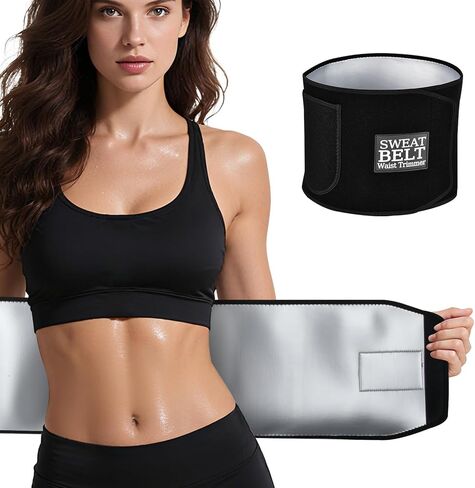 ZPP Waist Trimmer for Women and Men, Sweat Belt Band Belly Stomach Wrap in Saudi Arabia