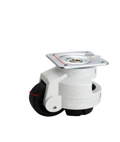 1 Pack 120f/120s T-Wheel Level Adjustment for Machinery Furniture appliances(120F-T-Style,White) in Saudi Arabia