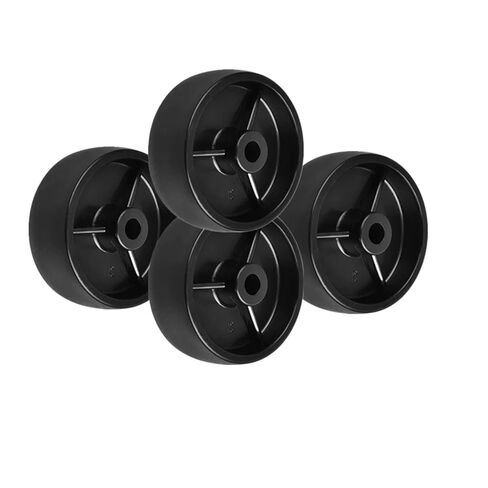 (Pack of 4) Casters 1.5 Inch Black Pp Single Wheel Lightweight Plastic Smooth Piece Diameter 40mm Furniture in Saudi Arabia