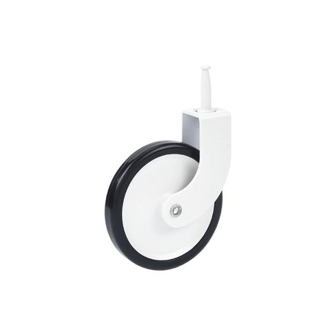 4 Pieces/lot 3 inch Screw Universal/Brake Dining Wheels/Rubber casters Trolley Silent Wheel Furniture(Brake Wheel) in Saudi Arabia
