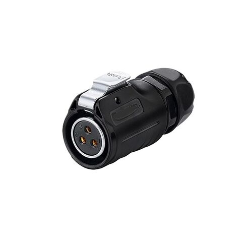 LP20 Waterproof Aviation 3-pin Female Male Threaded Panel Waterproof Connector(Single Hole Reverse mounting) in Saudi Arabia