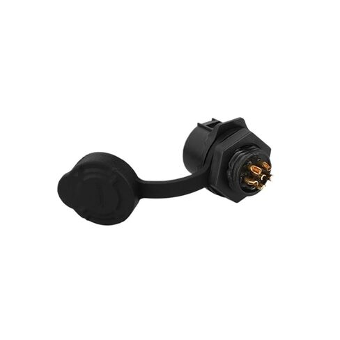 LP12 Plastic Single Hole Female Aviation 2 3 4 5 7 8 core Threaded Panel Mount Waterproof Connector ip68(8 core) in Saudi Arabia