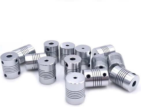 5pcs 6-8 D19*L25 Aluminium Flexible Jaw Shaft Coupling 5 8 6.35mm 8mm 10mm CNC Stepper Electronic Starter Coupler in Saudi Arabia