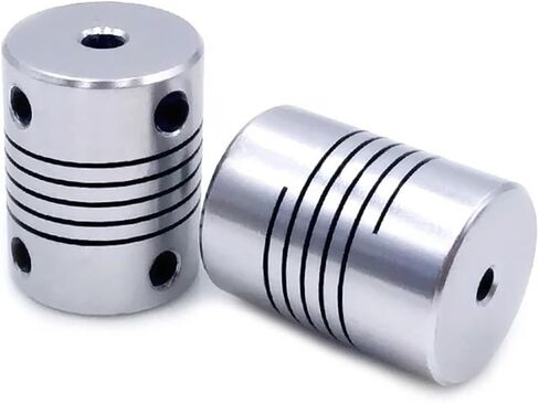 5pcs 6-8 D19*L25 Aluminium Flexible Jaw Shaft Coupling 5 8 6.35mm 8mm 10mm CNC Stepper Electronic Starter Coupler in Saudi Arabia