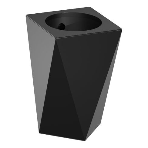 2.64 Gallon Stainless Steel Trash Can, Creative Diamond-Shaped Garbage Can, Simple High-Grade Waste Basket, for Home Bathroom Office. (10L Gold Diamond) in Saudi Arabia