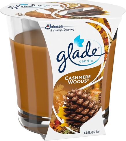 Glade Jar Candle Air Freshener, Cashmere Woods, 3.4 Ounce in Saudi Arabia
