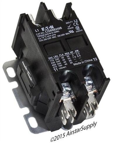إيتون/التحكم الآلي C25BNB240B المقاولين؛ موانئ دبي. 2 القطب. 40A. ملف 240 فولت تيار متردد in Saudi Arabia