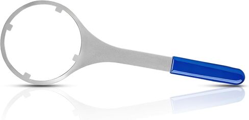 مفتاح فلتر مياه معدني SPBW-1 شديد التحمل من الفولاذ الصناعي القوي لمساكن مرشح الهوية مقاس 4.8 بوصة، متوافق مع Culligan/Pentek/ السباك الأمريكي/ المساكن الزرقاء الكبيرة، مقبض مريح وقبضة مانعة للانزلاق in Kuwait