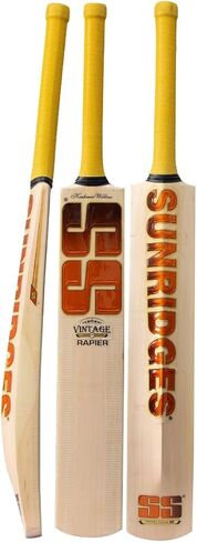 SS Cricket Premium Kashmir Willow Leather Ball Cricket bat - Adult Size (Bat Cover Included) in Saudi Arabia