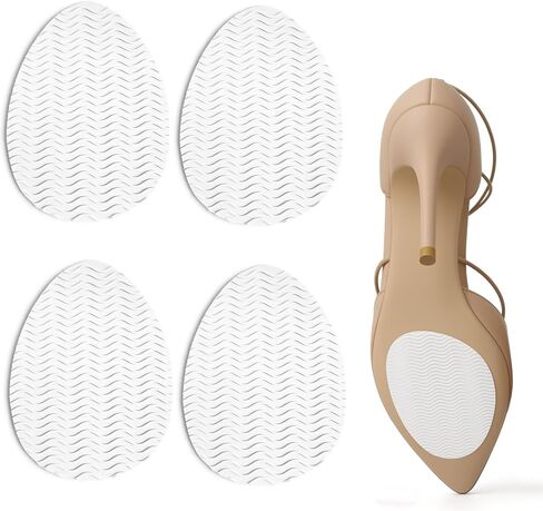 Clear Non Slip Shoe Pads for Heels,2Pairs Shoe Gummies for Heels,Non Slip Shoe-Pads for Pointed Toe Soles,for Pumps, Stilettos & Dress Shoes. in Saudi Arabia