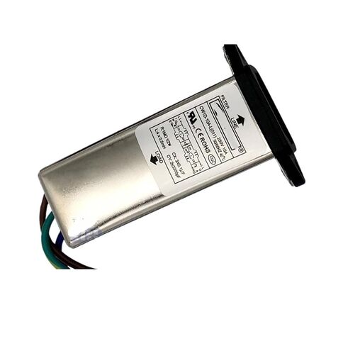 CW1D مزدوج المرحلة 6 10A سيرفو الوضع المشترك مرشح الطاقة مرحلة واحدة AC 220V مع خط L (CW1D-6A-L 220V) in Kuwait