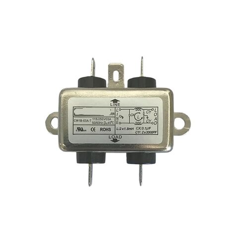 مرشح التداخل أحادي الطور CW1B-3A-T 05 نوع 220 فولت تيار متردد 6 أمبير مصدر طاقة 10 أمبير (CW1B-10A-T) in Kuwait