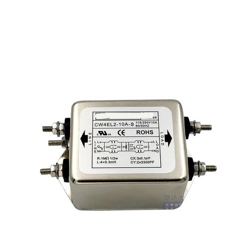 CW4E L2 10A Interference 40 Power Filter 220V Single Phase 30 AC(CW4E -20A -T Single Stage Filter) in Saudi Arabia
