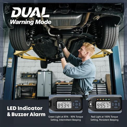 3/8 Torque Wrench Digital (5.02-99.6 Ft.Lb)±2% High accuracy Spark Plug Socket & Tire Inch Pound Torque Wrench 3/8 Drive with Buzzer and Colorful LED Indicator&Track Mode for Moto Auto Car in Kuwait