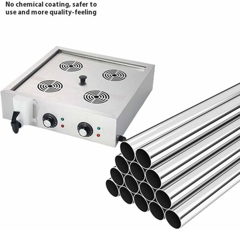 Automatic Temperature Control Electric Bun Steamer, 2/4/6 Hole Commercial Stainless Steel Restaurant Steamer Save Time and Energy Suitable for Fast Food Restaurants in Saudi Arabia