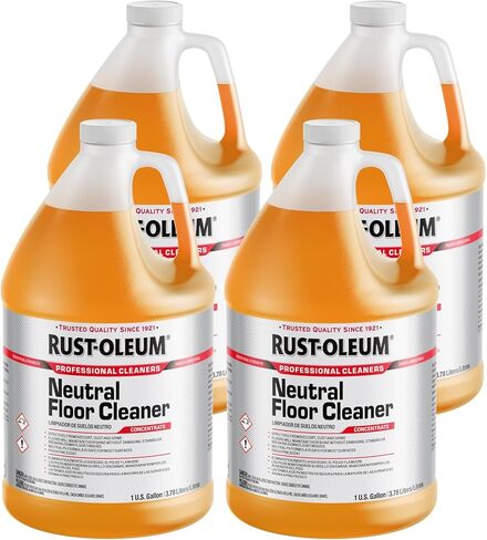 منظف ​​الأرضيات المحايد المركز من Rust-Oleum Krud Kutter Pro 352240، جالون، 4 عبوات، 128.00 أونصة سائلة (عبوة من 4 قطع) in Saudi Arabia
