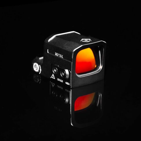 GRITR RD1EC Red Dot Sight - RMSc Footprint Compact Pistol Optic، 3 MOA Red Dot، IP67 مقاوم للماء 7075-T6 ألومنيوم، عمر بطارية طويل مع كشف الحركة / إيقاف تلقائي للحمل المخفي in Saudi Arabia