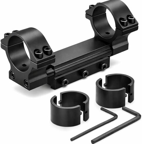 Gotical Zero Recoil Scope Mount 1 inch 30mm Dia Scope Ring with Stopping Pin High Profile Recoil Compensation for .22 Whisper in Saudi Arabia