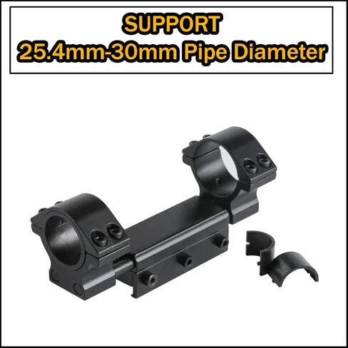 Gotical Zero Recoil Scope Mount 1 inch 30mm Dia Scope Ring with Stopping Pin High Profile Recoil Compensation for .22 Whisper in Saudi Arabia