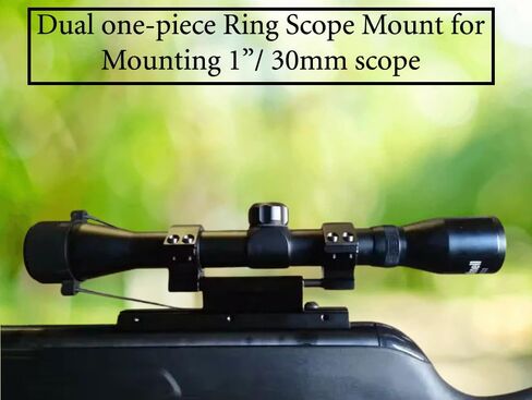 Gotical Zero Recoil Scope Mount 1 inch 30mm Dia Scope Ring with Stopping Pin High Profile Recoil Compensation for .22 Whisper in Saudi Arabia