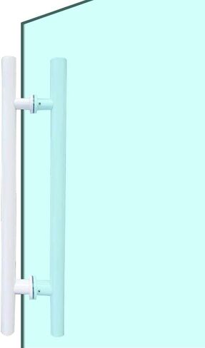 Door Handle Stainless Steel Glass Door Handle,Commercial Wooden Door Barn Door Sliding Door Handle,Screw Installation, 60 * 40cm in Saudi Arabia