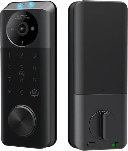 Smart Door Lock, Keyless Entry Door Lock, Built-in Wi-Fi, Front Door Smart Deadboalt in Kuwait