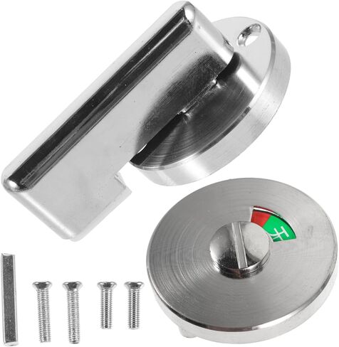 HOMSFOU 5pcs Bathroom Door Lock Privacy Indicator Vacant/Occupied Sign Safety Lock for Toilets in Saudi Arabia