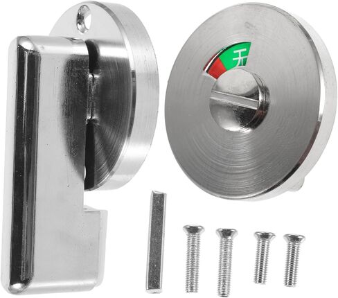 HOMSFOU 5pcs Bathroom Door Lock Privacy Indicator Vacant/Occupied Sign Safety Lock for Toilets in Saudi Arabia