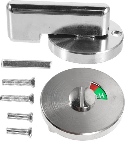 HOMSFOU 5pcs Bathroom Door Lock Privacy Indicator Vacant/Occupied Sign Safety Lock for Toilets in Saudi Arabia