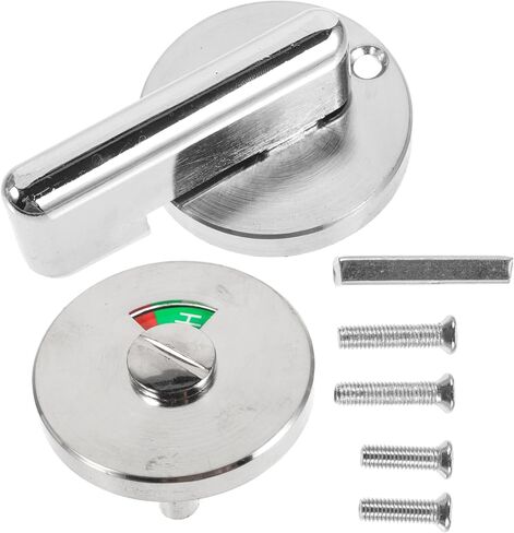 HOMSFOU 5pcs Bathroom Door Lock Privacy Indicator Vacant/Occupied Sign Safety Lock for Toilets in Saudi Arabia