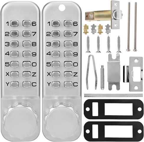 Mechanical Code Lock Good Performance Alloy Shell Durable Construction Effective Violent Destruction Chrome Plated Surface,no Battery Power Security Coded Lock in Saudi Arabia