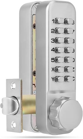 Mechanical Code Lock Good Performance Alloy Shell Durable Construction Effective Violent Destruction Chrome Plated Surface,no Battery Power Security Coded Lock in Saudi Arabia