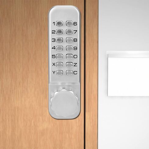 Mechanical Code Lock Good Performance Alloy Shell Durable Construction Effective Violent Destruction Chrome Plated Surface,no Battery Power Security Coded Lock in Saudi Arabia