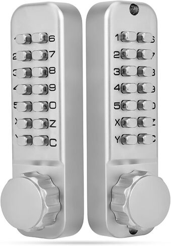 Mechanical Code Lock Good Performance Alloy Shell Durable Construction Effective Violent Destruction Chrome Plated Surface,no Battery Power Security Coded Lock in Saudi Arabia