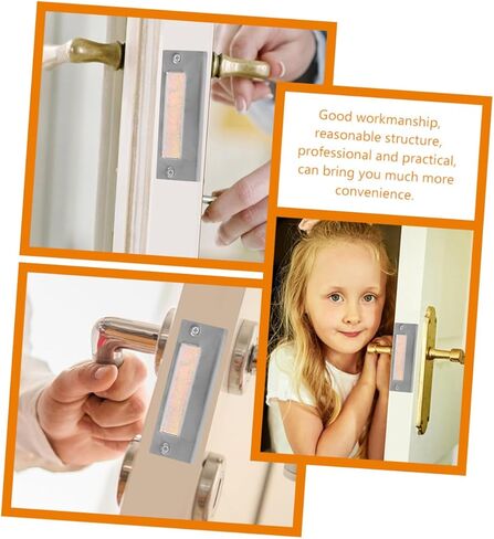 Holibanna 2 قطعة من لوحات ديدبولت سترايك مجموعة تعزيز الباب غطاء فتحة للتركيب الآمن المتوافق مع أبواب الفصول الدراسية والمكاتب in Kuwait