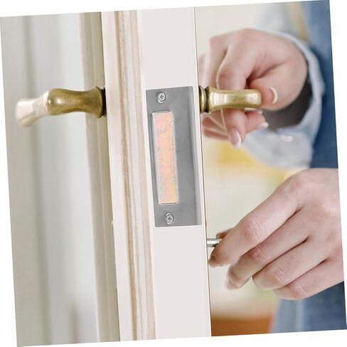 Holibanna 2 قطعة من لوحات ديدبولت سترايك مجموعة تعزيز الباب غطاء فتحة للتركيب الآمن المتوافق مع أبواب الفصول الدراسية والمكاتب in Kuwait