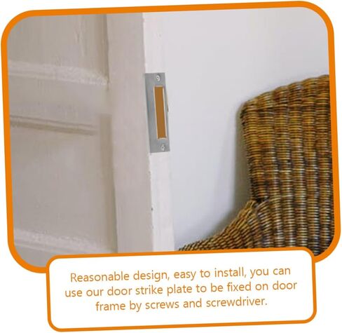 Holibanna 2 قطعة من لوحات ديدبولت سترايك مجموعة تعزيز الباب غطاء فتحة للتركيب الآمن المتوافق مع أبواب الفصول الدراسية والمكاتب in Kuwait