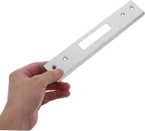 Balacoo 1 Set Security Plate: Stainless Steel Heavy-Duty Tamper-Proof Design - Exterior Door Deadbolt Reinforcement for Homeowners Contractors in Saudi Arabia