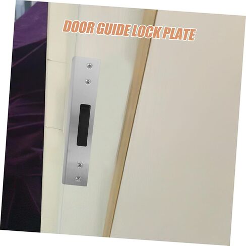 Balacoo 1 Set Security Plate: Stainless Steel Heavy-Duty Tamper-Proof Design - Exterior Door Deadbolt Reinforcement for Homeowners Contractors in Saudi Arabia