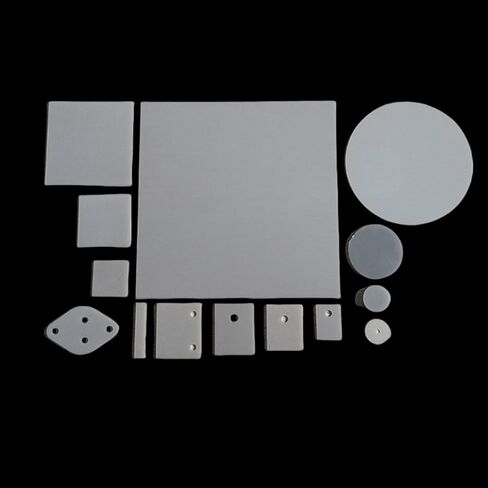 1pcs High Thermal Insulation Aluminum Nitride Ceramic Sheet - Lightweight, and Customizable for Electronics, Automotive(40x40x1mm) in Saudi Arabia