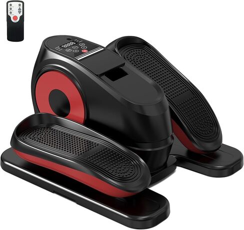 Under Desk Elliptical Machine with Remote Control, 16 Adjustable Speed Electric Ellipse Leg Exerciser Pro As Seen On TV for Senior, Portable Quiet Seated Pedal Exerciser in Saudi Arabia