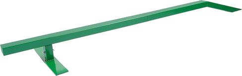 ALMULOO 85In Flat Skate Rail with Bump - Portable Heavy-Duty Steel Grinding Rail for Skateboarders, BMX, Scooters & More, Green Powder-Coated in Saudi Arabia