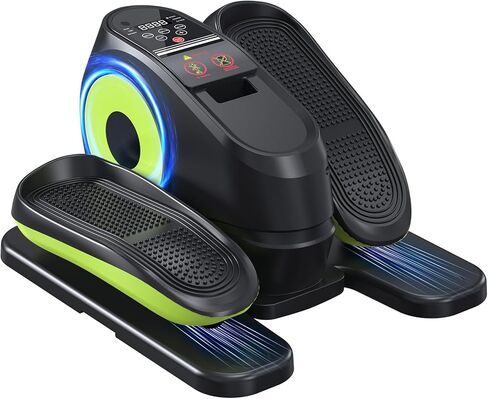 Under Desk Elliptical Machine with Remote Control, 16 Adjustable Speed Electric Ellipse Leg Exerciser Pro As Seen On TV for Senior, Portable Quiet Seated Pedal Exerciser in Saudi Arabia