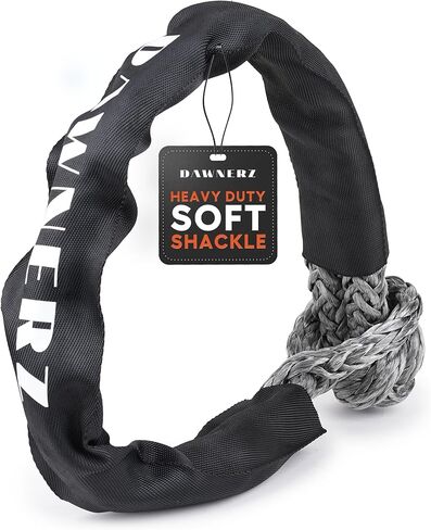 100,000 lb Soft Shackle 3/4" UHMWPE | Recovery Connector with Chafe Sleeve for Tow Straps, Kinetic Ropes & Winch Lines in Saudi Arabia