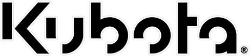 ملصق لاصق كبير مقاس 14 بوصة أسود/أبيض من Kubota Utility Tractor in Kuwait