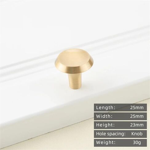 مقبض سحب نحاسي لخزانة المطبخ ذهبي على شكل حرف T درج نحاسي 1 قطعة (6674-25) in Kuwait