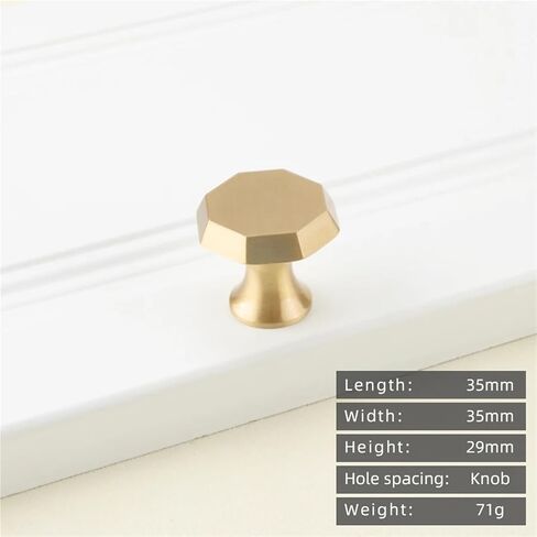 الصلبة النحاس الذهب شريط مقبض طويل خزانة المطبخ سحب درج T 1 قطعة (8-L-35mm) in Kuwait